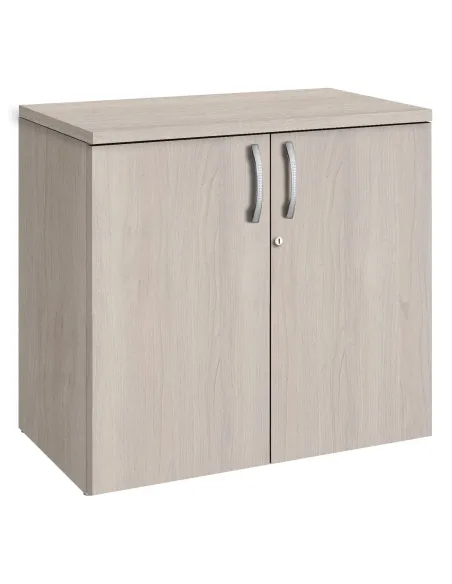 Armario bajo ancho 73x80 con puertas roble gris Excellens