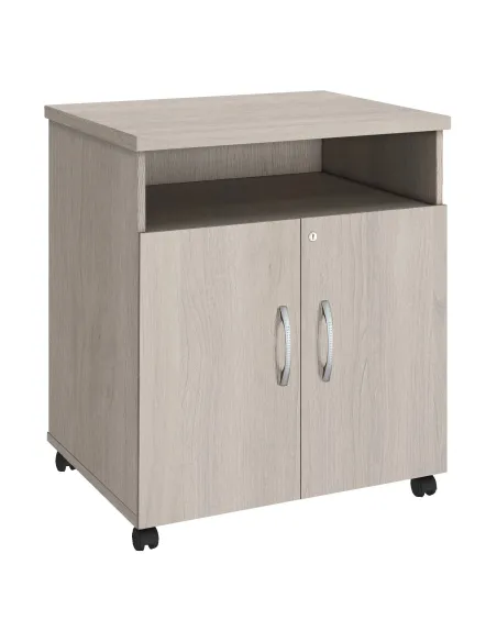 Mueble auxiliar oficina bajo excellens roble gris