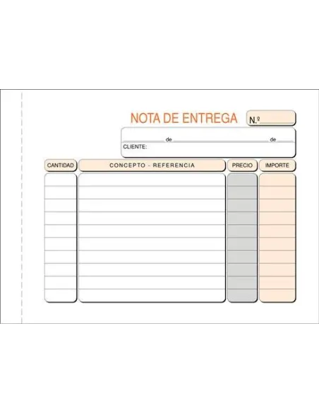 Talonario entrega duplicado150 x105 mm