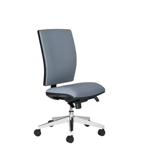 Silla oficina JMB Activ sincro gris patas cromadas