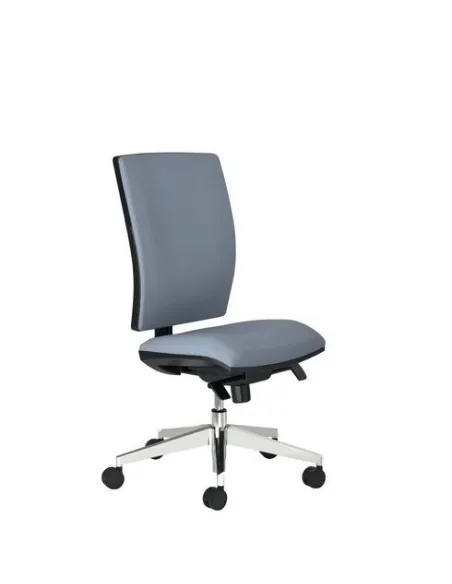 Silla oficina JMB Activ sincro gris patas cromadas