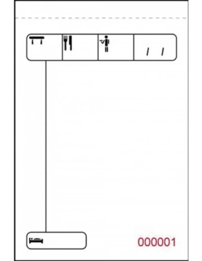 Talonario comanda camarero duplicado original y copia
