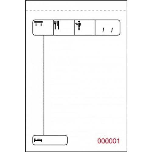 Talonario comanda camarero duplicado original y copia