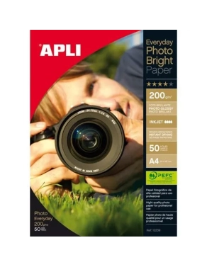 Papel fotografico everyday photo A4 50 hojas 200 gr Apli