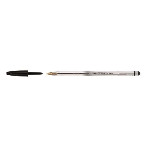 Boligrafo Bic cristal stylus negro