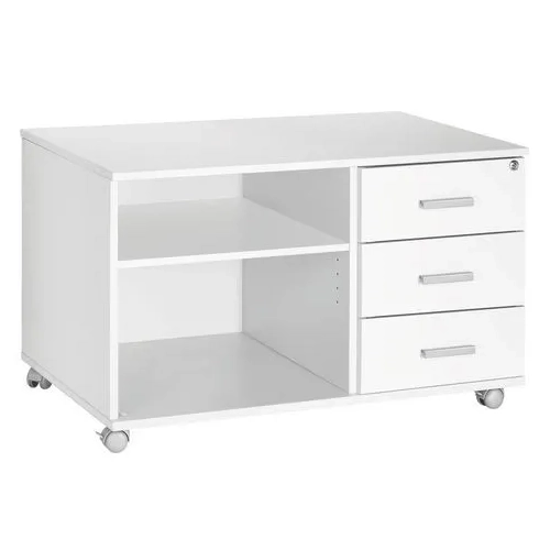 Mueble auxiliar Intuitiv blanco-blanco 3 cajones