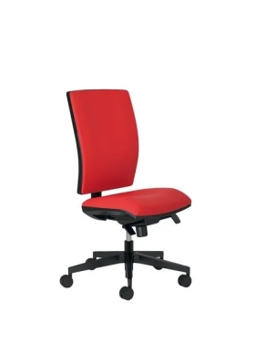 Silla oficina JMB Activ sincro plus patas nylon roja