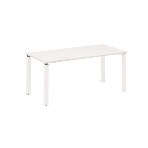 Mesa recta 160 blanca 4 patas blanca Eden