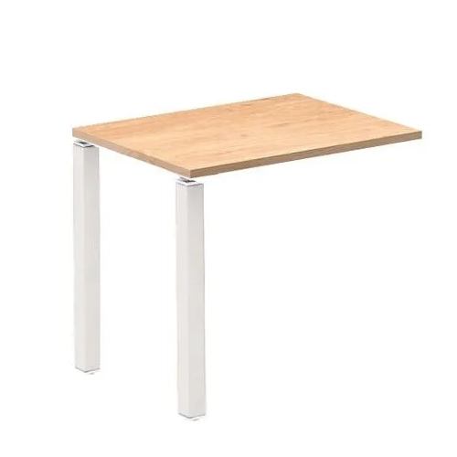 Extension mesa roble patas blancas 80x60 Eden