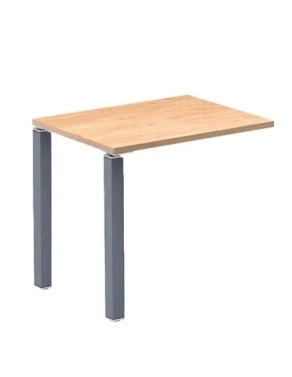 Extension mesa roble patas antracita 80x60 Eden