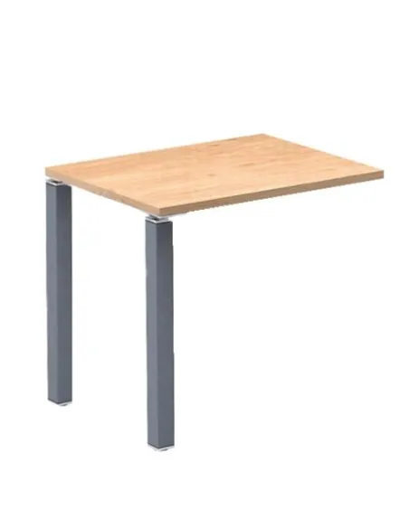 Extension mesa roble patas antracita 80x60 Eden