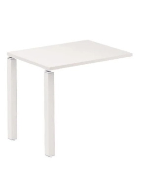 Extension mesa blanca patas blanca 80x60 Eden