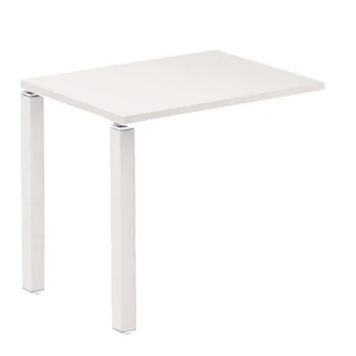 Extension mesa blanca patas blanca 80x60 Eden