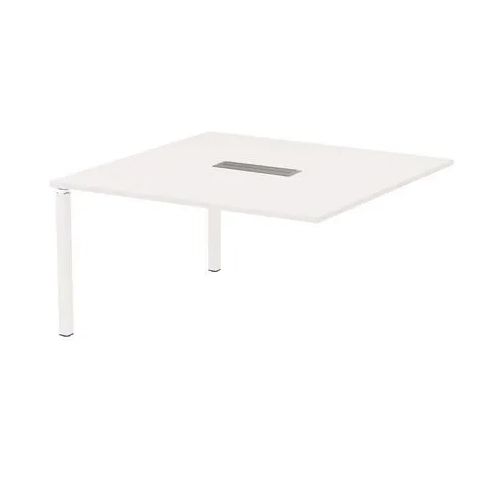 Modulo extension mesa blanca patas blancas Eden