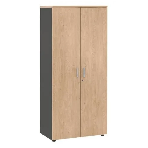 Armario alto 180x80 roble cuerpo antracita Eden