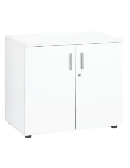 Armario bajo 72x80 blanco cuerpo blanco Eden