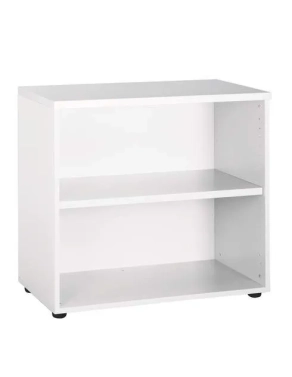 Biblioteca bajo 72x80 blanco cuerpo blanco Eden