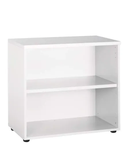 Biblioteca bajo 72x80 blanco cuerpo blanco Eden