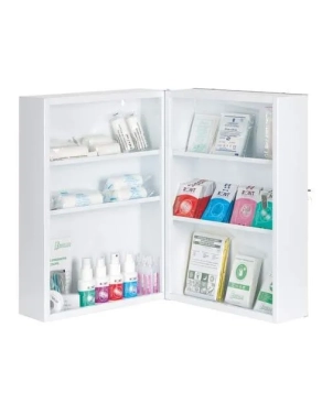 Botiquin metalico blanco 45x32x19