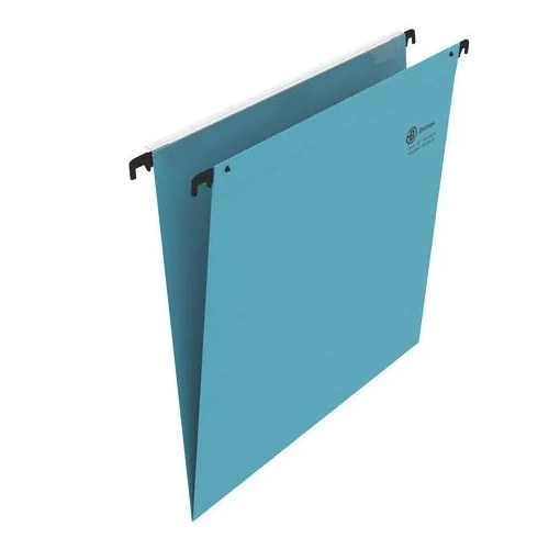 Carpeta colgantes A4 visor superior color azul