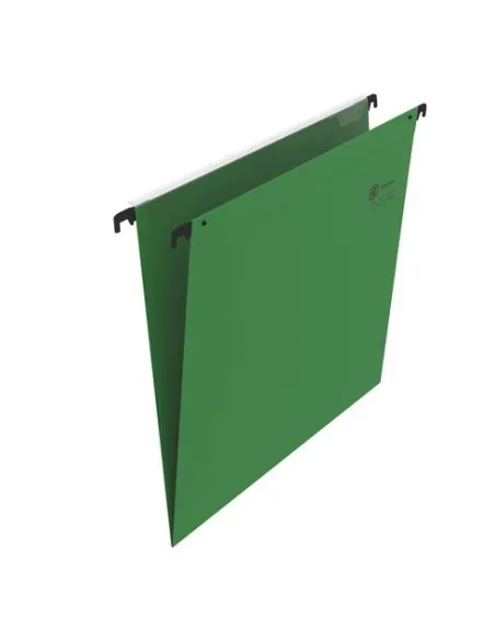 Carpeta colgantes A4 visor superior color verde