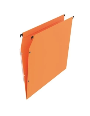 Carpeta colgantes A4 visor lateral color naranja