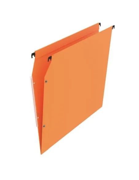 Carpeta colgantes A4 visor lateral color naranja