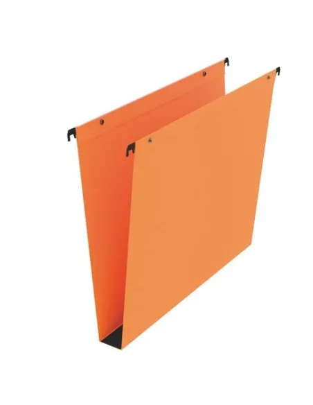 Carpeta colgante A4 visor superior lomo de 30 mm naranja