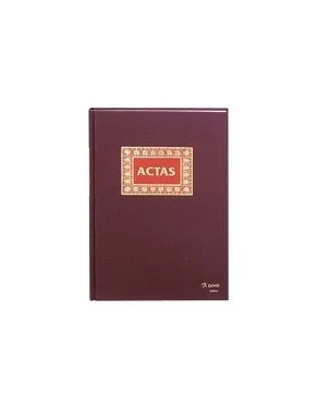Libro ''actas'' 100h folio natural