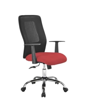 Silla seattle roja respaldo redecilla