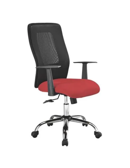 Silla seattle roja respaldo redecilla