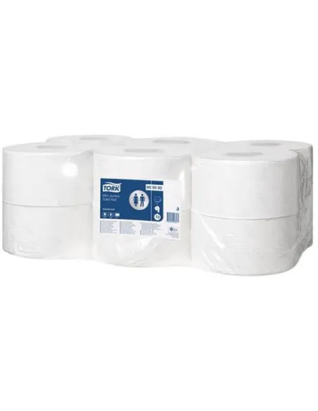 12 rollos papel higienico Tork mini 150m 092