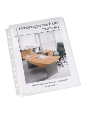 Bolsa 10 fundas PP multitaladro solapa superior