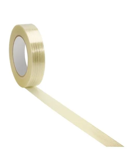 Cinta adhesiva reforzada 50 m x 25 mm longitudinal