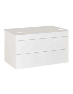 Mostrador bajo recto 74x120 gris Quadri