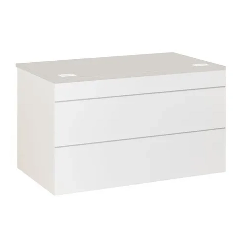 Mostrador bajo recto 74x120 gris Quadri