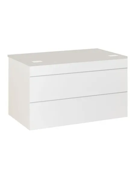 Mostrador bajo recto 74x120 gris Quadri