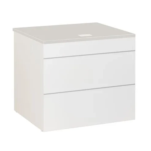 Mostrador bajo recto 74x80 gris Quadri