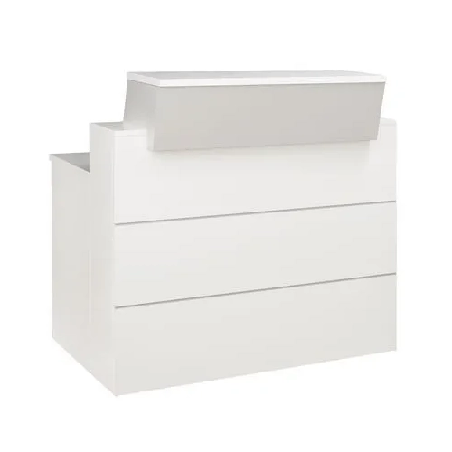 Mostrador alto recto 110x120 gris Quadri