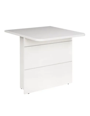 Mostradores de union bajo recto 74x80 gris Quadri