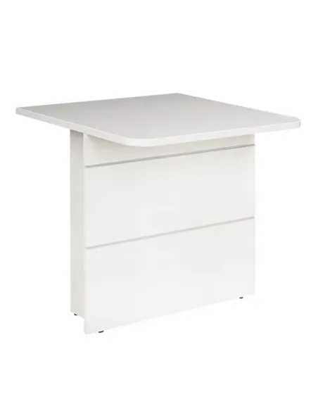 Mostradores de union bajo recto 74x80 gris Quadri