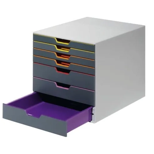 Modulo organizador organizador Varicolor 7 cajones Durable