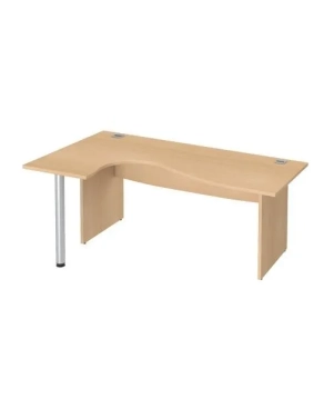 Mesa oficina ala Izquierda 180 haya patas madera
