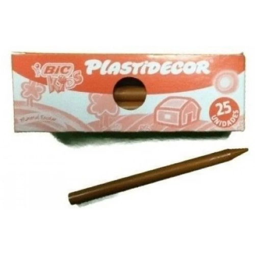 Ceras Plastidecor Bic Kids  color marrón
