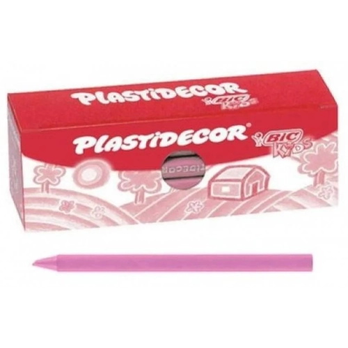 Ceras Plastidecor Bic Kids  color rosa