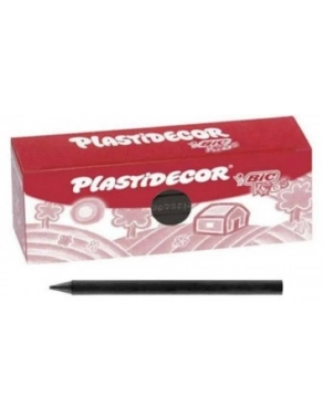 Ceras Plastidecor Bic Kids  color negra