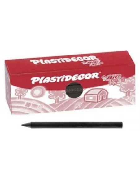 Ceras Plastidecor Bic Kids  color negra