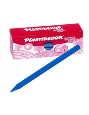 Ceras Plastidecor Bic Kids  color azul claro