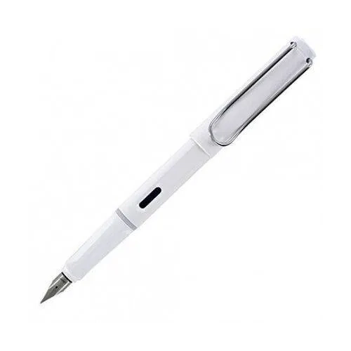 Pluma Lamy Safari plumin F blanca