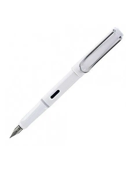 Pluma Lamy Safari plumin F blanca